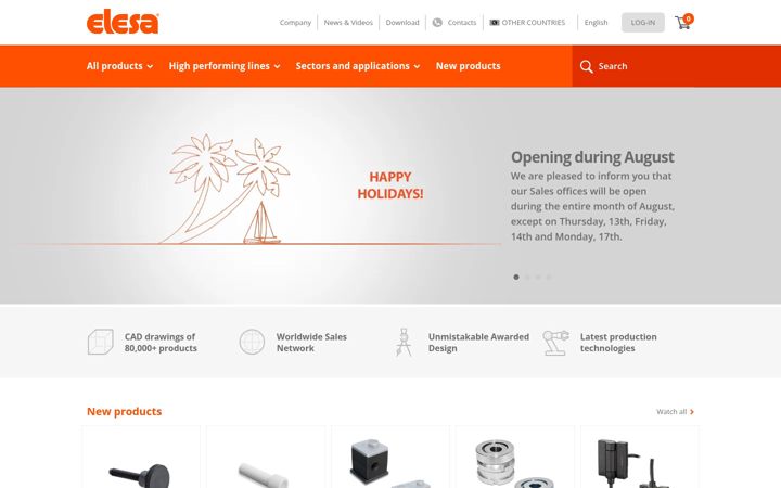 Skjermbilde av elesadesign.it