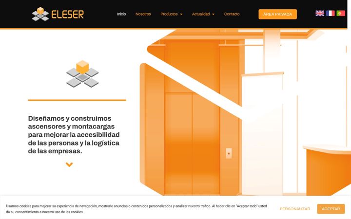 Captura de pantalla de eleser.es
