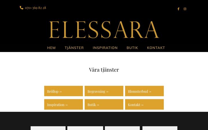 Screenshot of elessara.com