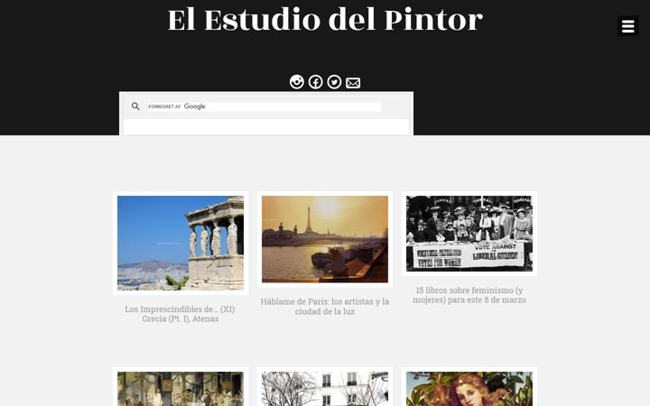 Screenshot of elestudiodelpintor.com