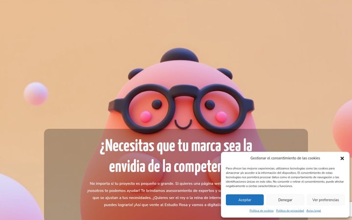Captura de pantalla de elestudiorosa.es