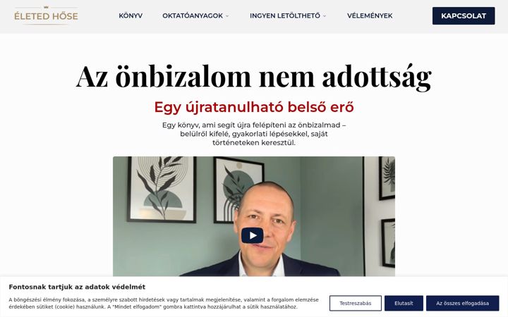 Skärmbild av eletedhose.hu