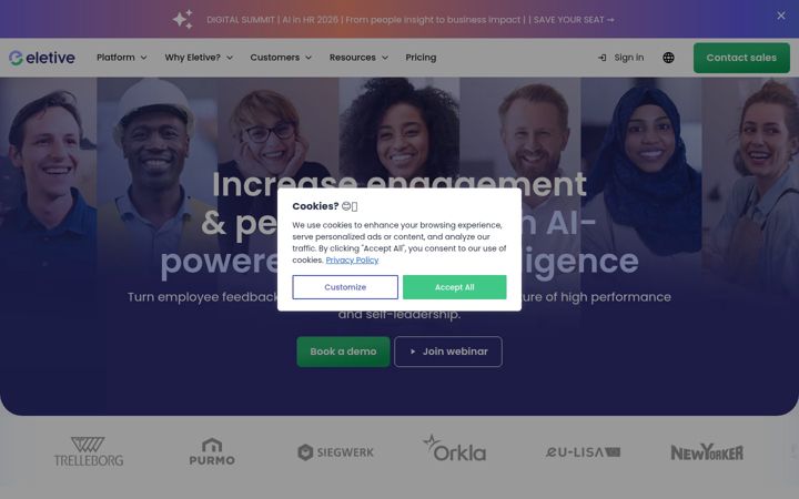Screenshot of eletive.com