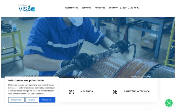 Екранна снимка на eletricavisao.com.br