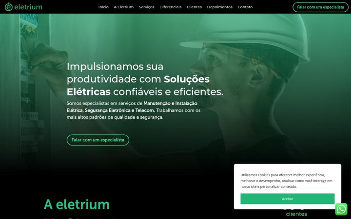 Екранна снимка на eletrium.com.br