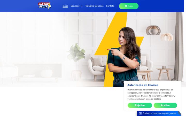 Екранна снимка на eletrobeltrao.com.br