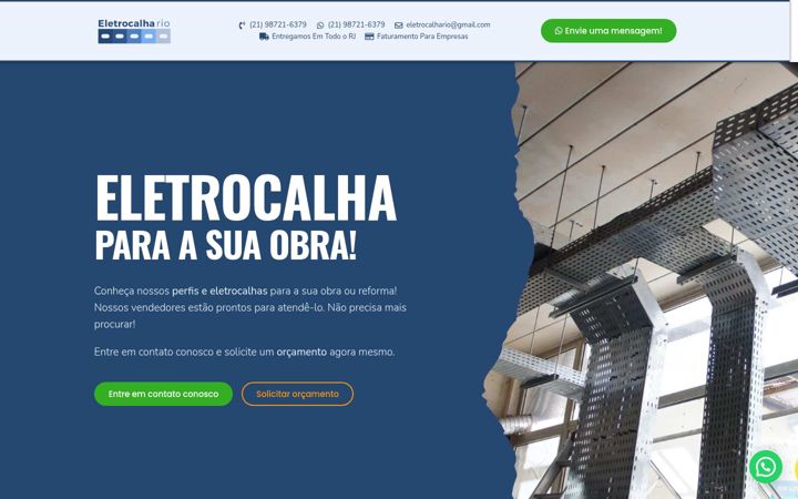 Екранна снимка на eletrocalhario.com.br