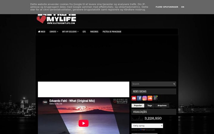 Screenshot of eletroismylife.com