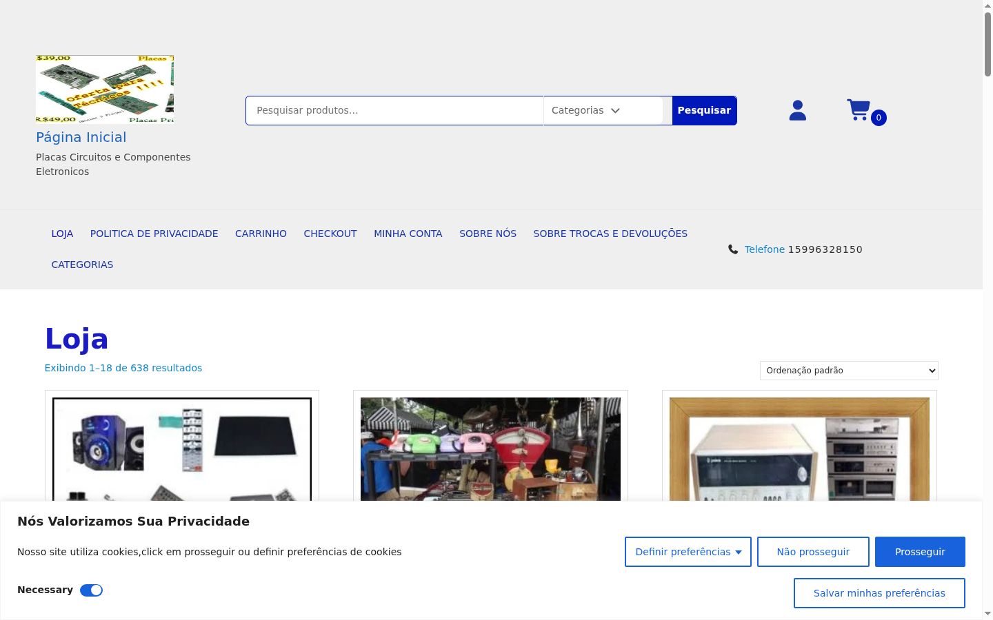 Capture d'écran de la bannière de consentement affichée avant toute interaction