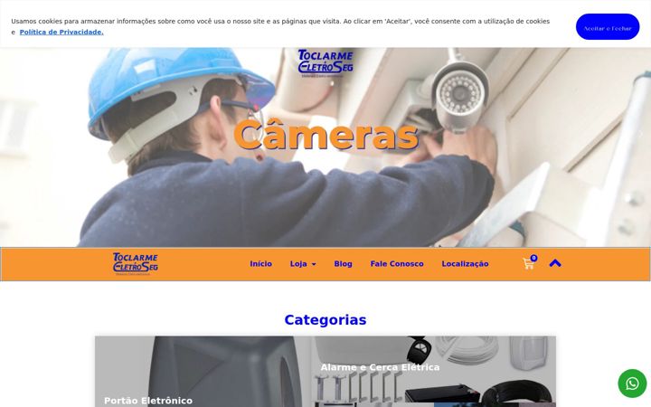 Snímek obrazovky eletroseg-to.com.br