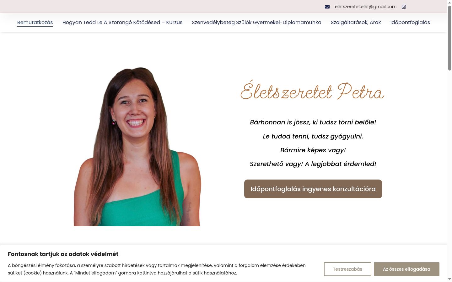 Captura de ecrã do banner de consentimento apresentado antes de qualquer interação