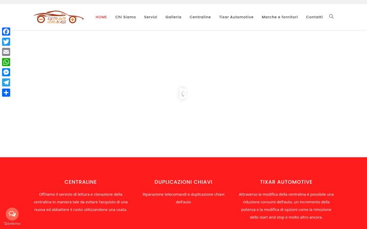Screenshot of elettrautoserravalle.com