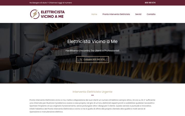 Képernyőkép: elettricista-24.it