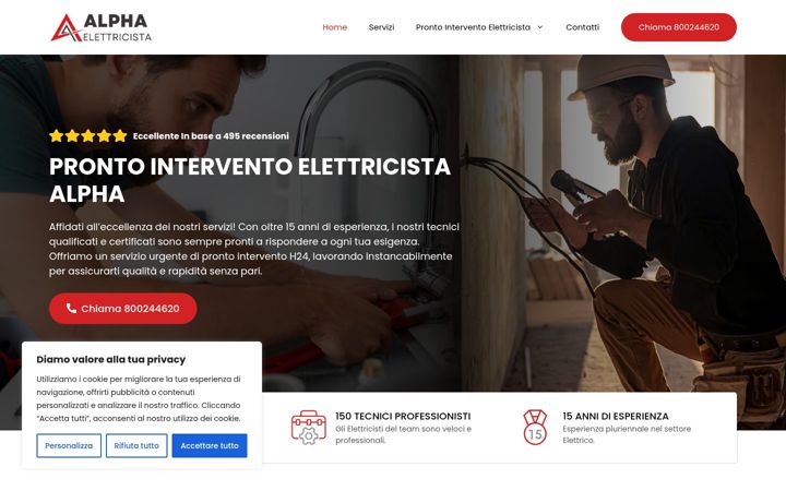 Képernyőkép: elettricista-alpha24.it