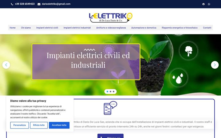 Ekraanipilt saidist elettriko.it