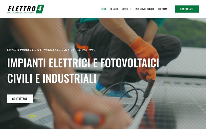 Screenshot van elettro4.eu