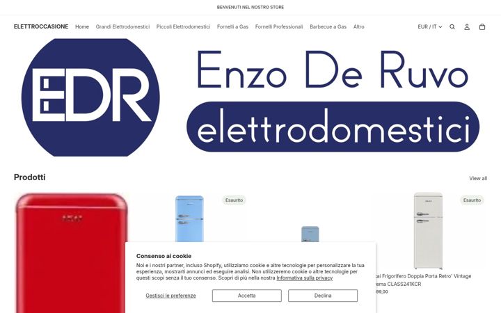 Snimka zaslona za elettroccasione.it