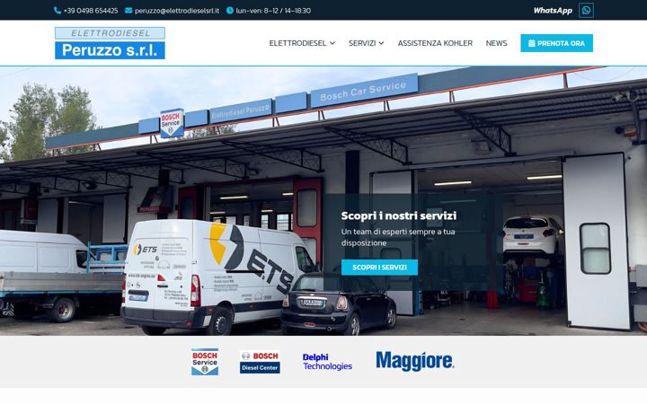 Snimka zaslona za elettrodieselsrl.it