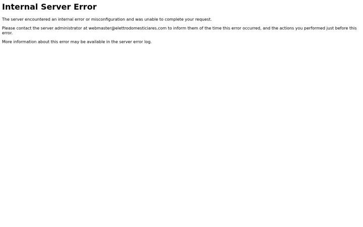 Screenshot of elettrodomesticiares.com