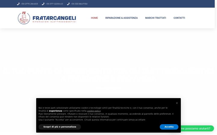 Snimka zaslona za elettrodomesticifratarcangeli.it