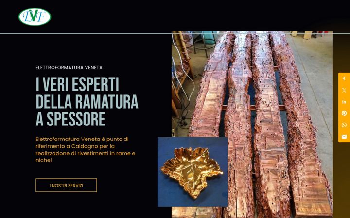 Snimka zaslona za elettroformaturaveneta.it