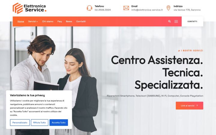Képernyőkép: elettronica-service.it