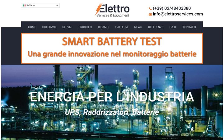 Screenshot του elettroservices.com