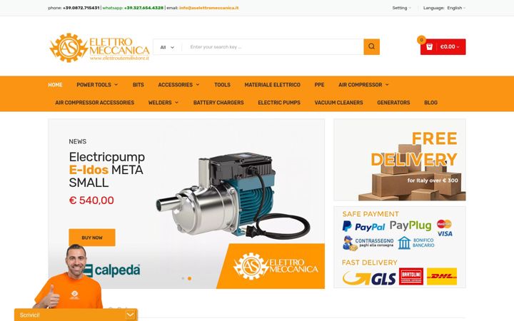 Képernyőkép: elettroutensilistore.it