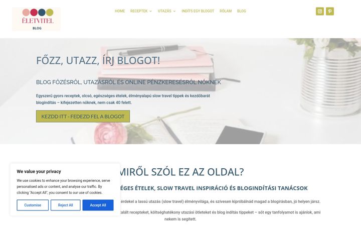 Posnetek zaslona eletvitelblog.hu