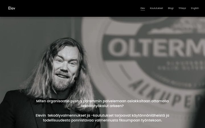Screenshot di elev.fi