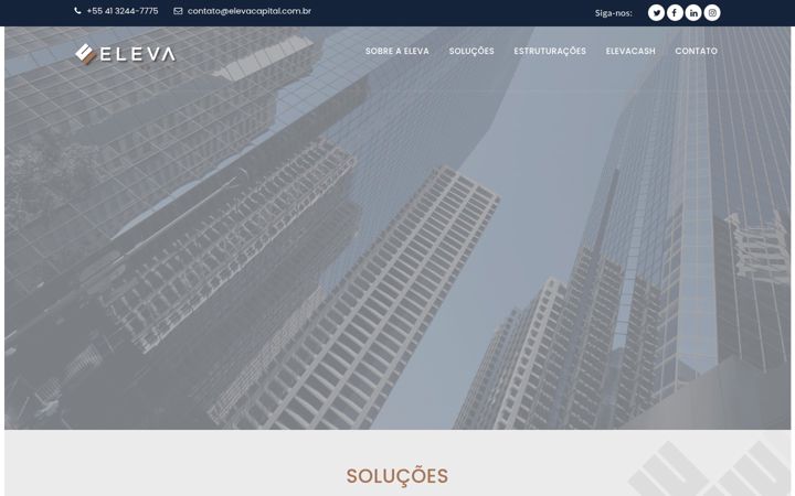 Екранна снимка на elevacapital.com.br