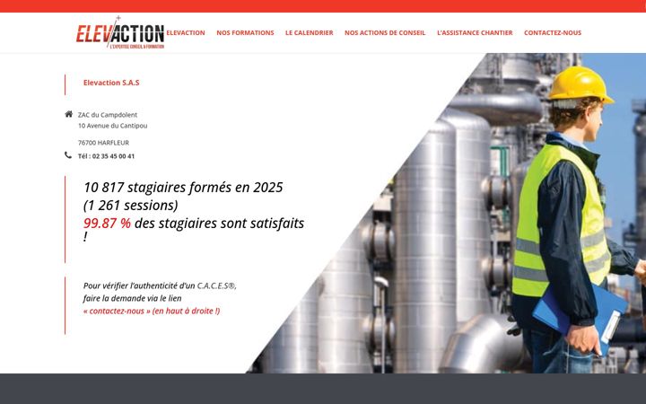 Képernyőkép: elevaction.fr