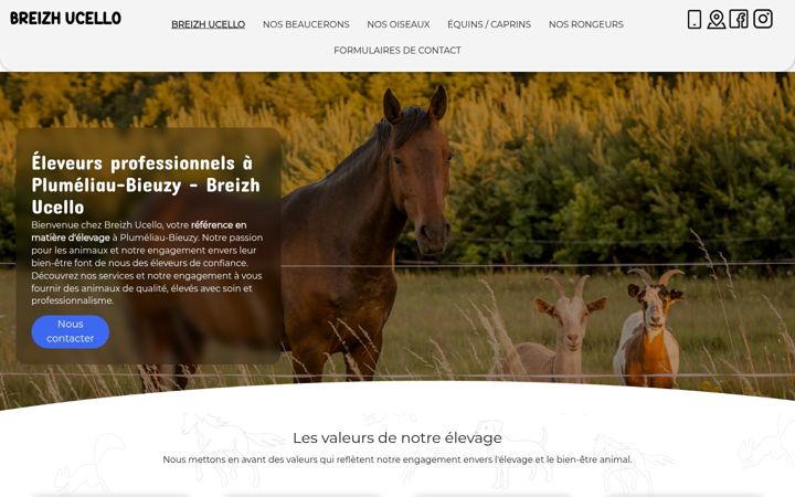 Képernyőkép: elevage-breizh-ucello.fr