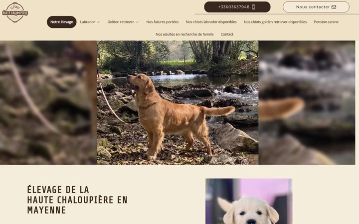 Képernyőkép: elevage-de-la-haute-chaloupiere.fr