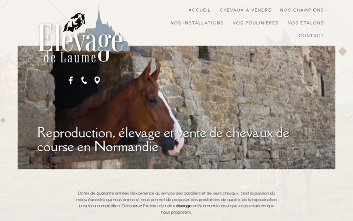 Képernyőkép: elevage-de-laume.fr