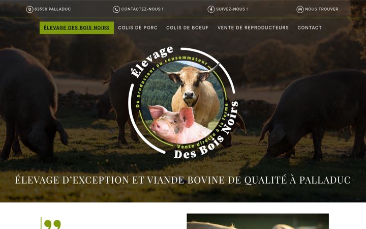 Képernyőkép: elevage-des-bois-noirs.fr