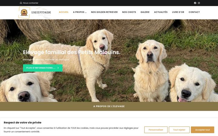 Képernyőkép: elevage-des-petits-malouins.fr