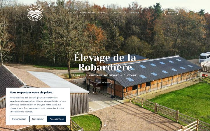 Képernyőkép: elevage-robardiere.fr