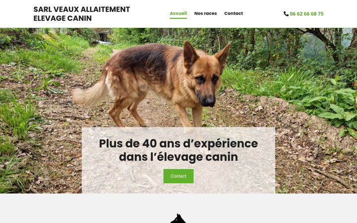 Screenshot of elevagecanin-labuissanderie.fr