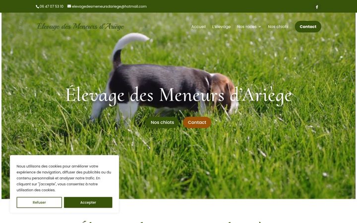 Képernyőkép: elevagedesmeneursdariege.fr