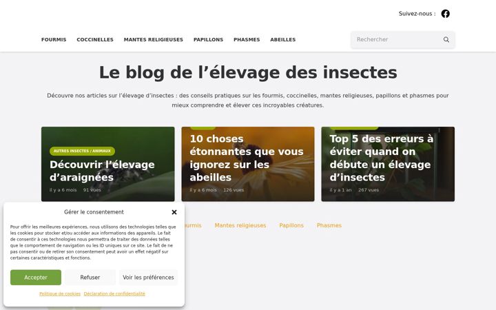Képernyőkép: elevageinsectes.fr