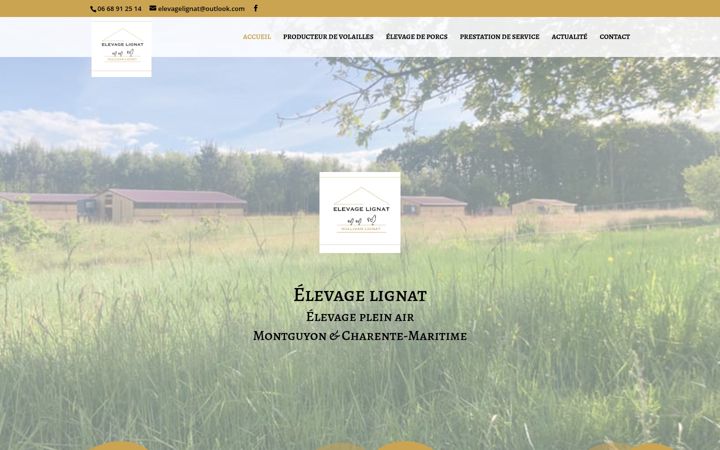 Képernyőkép: elevagelignat-producteur-charente-maritime.fr