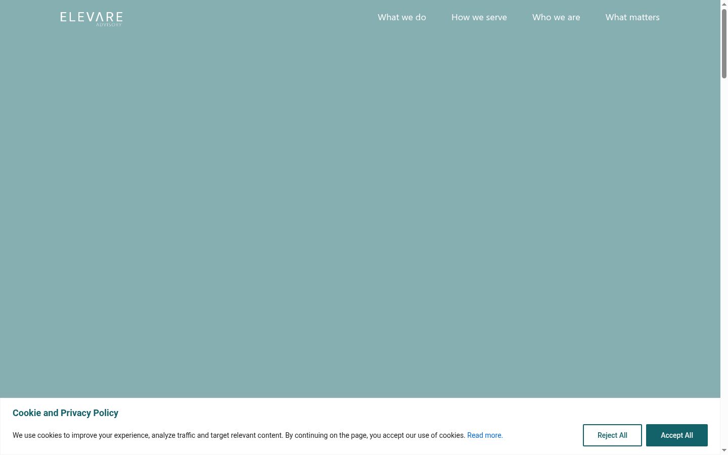 Screenshot des Einwilligungsbanners vor jeglicher Interaktion