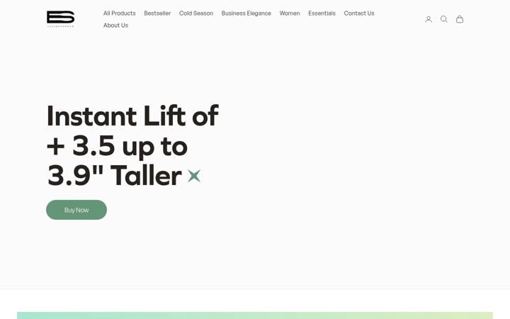 Screenshot of elevate-shoes.com