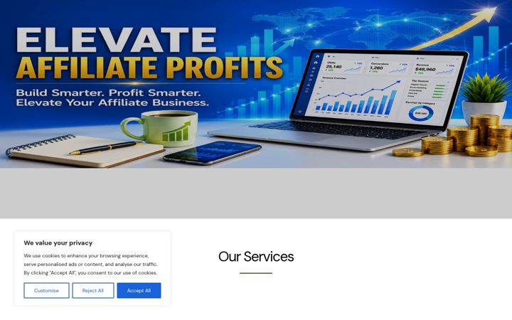 Screenshot of elevateaffiliateprofits.com