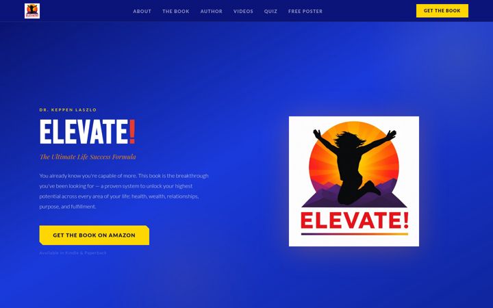 Screenshot of elevatebook.com