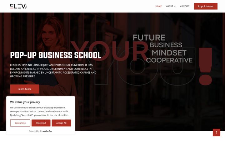 Screenshot of elevatebs.academy