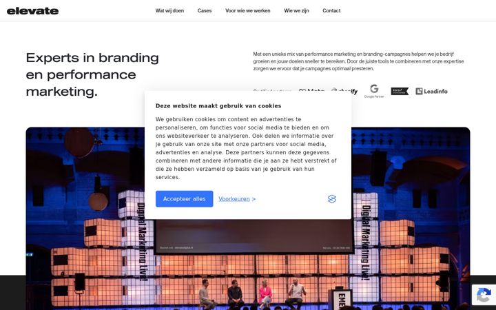 Ekrānuzņēmums no elevatedigital.nl