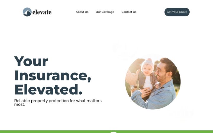 Screenshot of elevatein.com