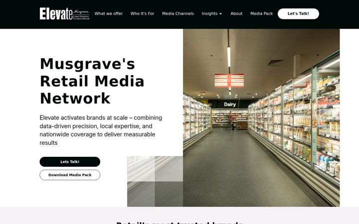 Skærmbillede af elevatemedia.ie